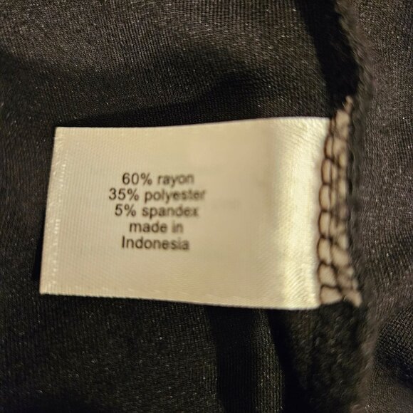 Lane Bryant Dress 18 Color block Black Pink Red Thick Jersey knit Back Zip Sheat - Picture 11 of 11